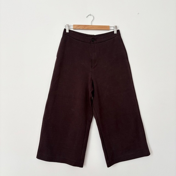 Uniqlo crop wide leg sweatpants - Picture 3 of 6